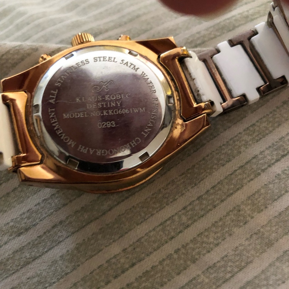 Klaus-Kobec Women’s Destiny Swiss Stainless steel watch, of London. Gently used - Picture 3 of 8